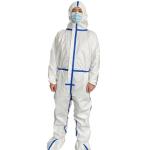 Anti Virus Disposable Isolation Gown Breathable High Bonding Strength