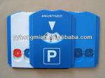 Euro Car Plastic Parking Disc with Ice Scraper and Logo Print Silk Print/Photo