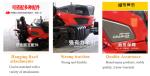 Agricultural Crawler Farm Tractor Rubber Track Mini Power Tiller