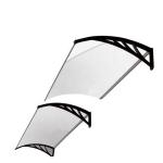 Outdoor Anti UV Polycarbonate Window Door Awning Solid Sheet PP / PA Bracket