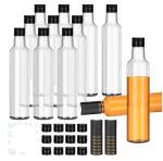 Food Storage Container 750ml Clear Glass Bottle for Kitchen Vinegar Cooking Oil