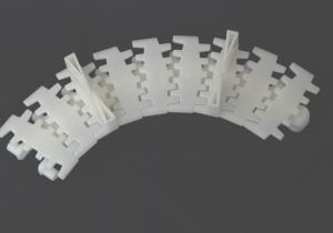 Quality Flexible conveyor chains LF83 flat top chains with cleats materials acetal acetal white wholesale