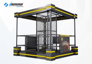 China Combat 9D Virtual Reality Simulator Shooting Game Scene Remapping Technology Vibrating Floor on sale