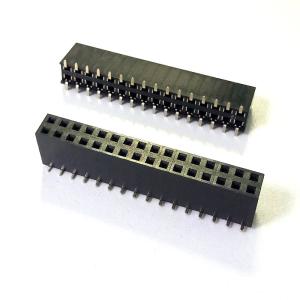 Quality PA6T Single Dual Row 16 Pin Female Header Connector 2.54mm Pitch wholesale