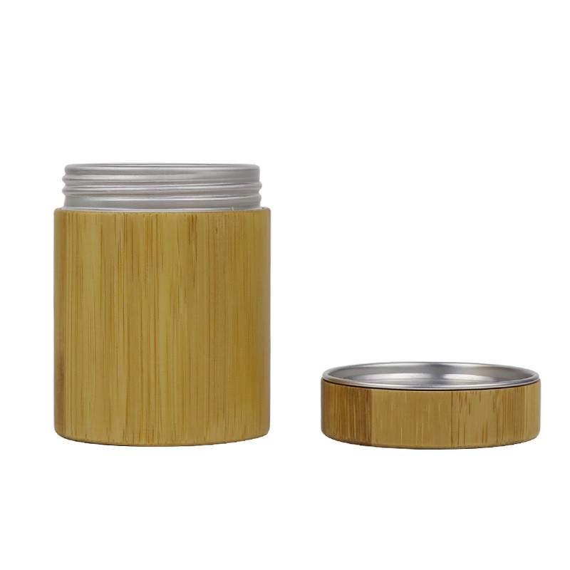 10OZ 300ml Printed Nuts Candy Tea Bamboo Box Round Empty Metal Can