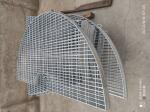 Silver Special Shaped Steel Metal Grating Customized