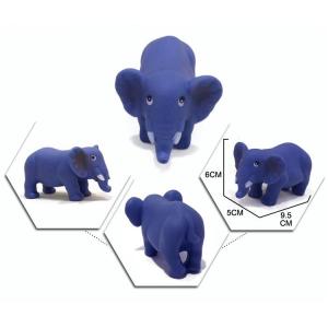 Quality Elephant Vinyl Rubber Bath Toys , Squeezing Rubber Ducks Custom Color wholesale