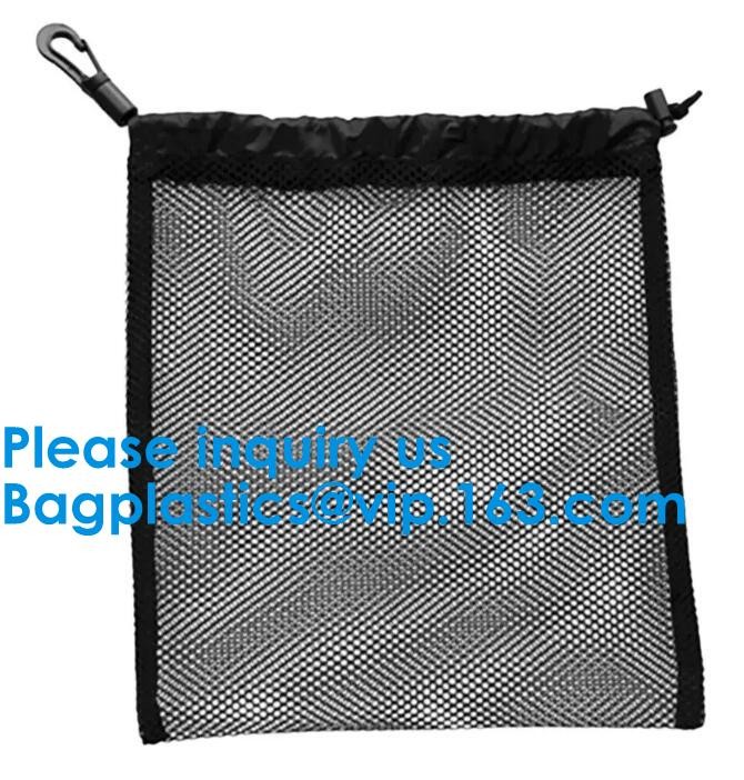 Nylon Mesh Net Drawstring Bag Mesh Pouch Organic Mesh Produce Bags With Custom Logo,Reusable Eco Friendly Nylon Drawstri
