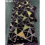 2020 African Embroidered Sequin French Velvet Lace Fabric Width 50/52"
