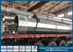 Quality Hot Roll Steel Utility 220KV A123 Electrical Power Pole wholesale