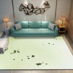 Flower Pattern Aesthetic 3D Modern Figure Artistic Living Room Carpet Hotel Area