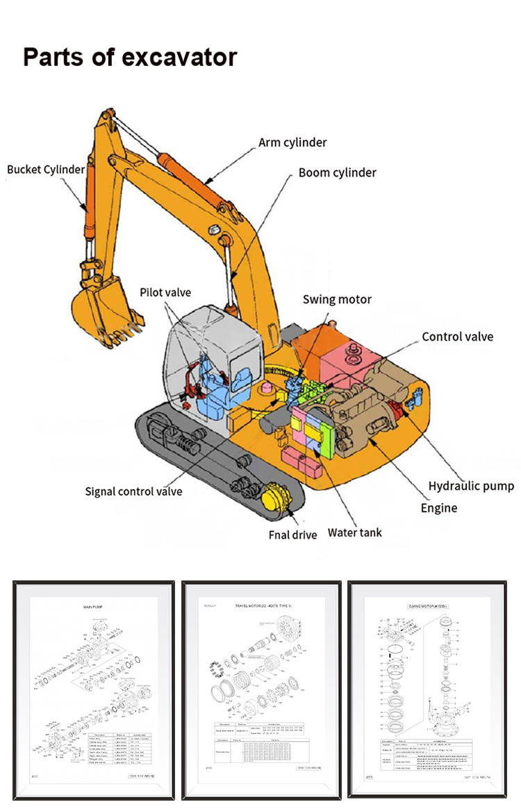 Belparts Excavator ZX70 ZX80 ZX80LCK Swing Gearbox 4445648 4470057 Excavator Slewing Gearbox