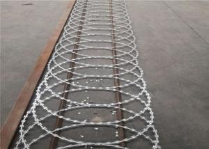 Quality BTO-30 BTO-28 Barbed Flat Wrap Razor Wire With Clips wholesale