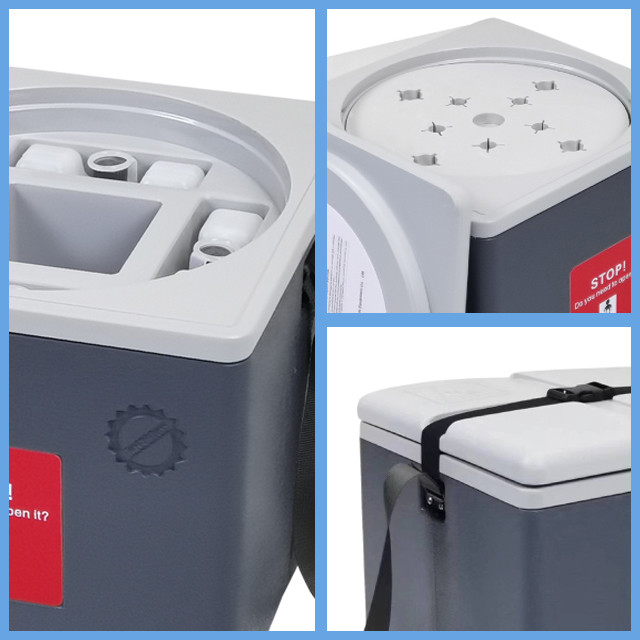 1.7L Vaccine Transport Cooler Box ISO Approval Vaccine Cold Box
