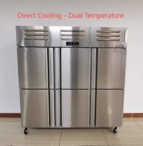 Quality Easy To Read Commercial Kitchen Fridge Freezer Hidden Handle 1600L 220V wholesale