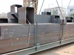 Heavy Steel Building Frames Painting Boxed Columns For Chile Factory