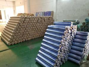 Quality 210cm 230cm Width Packaging PVC Film Stretchable Plastic Wrap 80yard wholesale