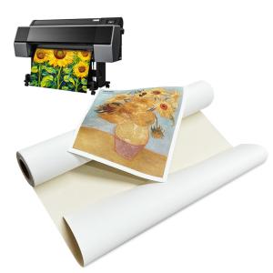 Quality Pigment Inkjet Canvases 360gsm Waterproof Polycotton Canvas Wholesale wholesale