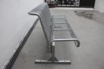 Street Park Outdoor Metal Benches Furniture With Back free standing