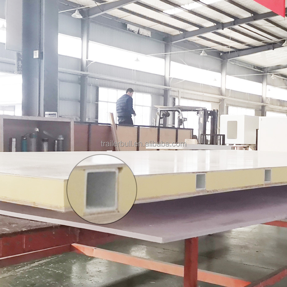 FRP PU/XPS FRP Sandwich Panels for Expedition Truck Camper Embedded FRP Tube Crossbeam