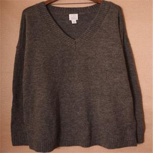 Quality Tricolor Simplicity Ladies Black V Neck Jumper 69% Acrylic 29% Polyester wholesale