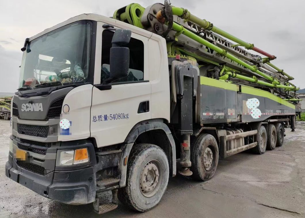 2020 Zoomlion 67m Super Long Truck Pump Used Concrete Pump Truck Concrete Boom Pump Truck Mounted Pump