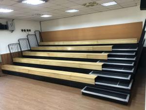 Quality Indoor Sport Court Anti Slip Telescopic Seating Systems wholesale