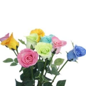 Quality Real Touch PU Small Diamond Rose, 7cm Flower Heigh wholesale