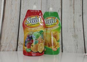 Quality Food Grade Ketchup Spout Doypack Stand Up Pouch Custom Printed / Size wholesale