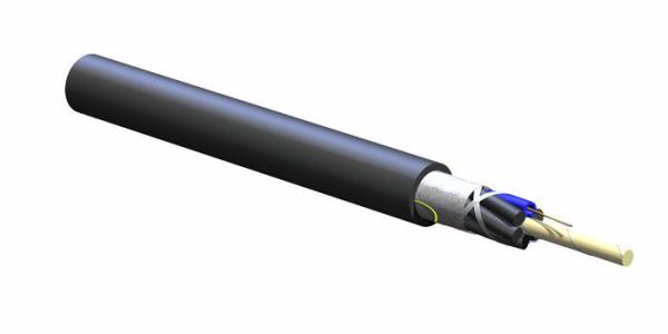 SZ Stranded outdoor Single Strand Fiber Optic Cable For Industial And Military
