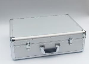 China ABS Diamond Silver Aluminum Flight Case , Professional Aluminum Equipment Cases on sale