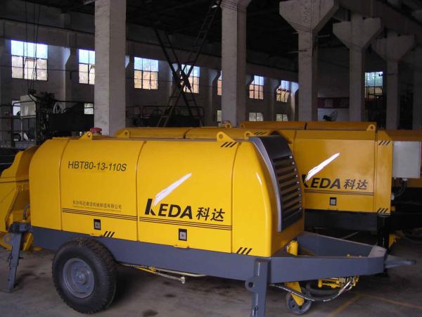 HBT60.13.90S Concrete Pump Stationary , Static Concrete Pump Output 60 Cube