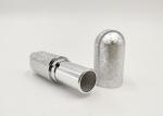 3.5g Silver Color Shiny Empty Lipstick Tubes , Lipstick Tube Packaging Logo