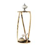 Luxury metal gold planter with stand for wedding decoration