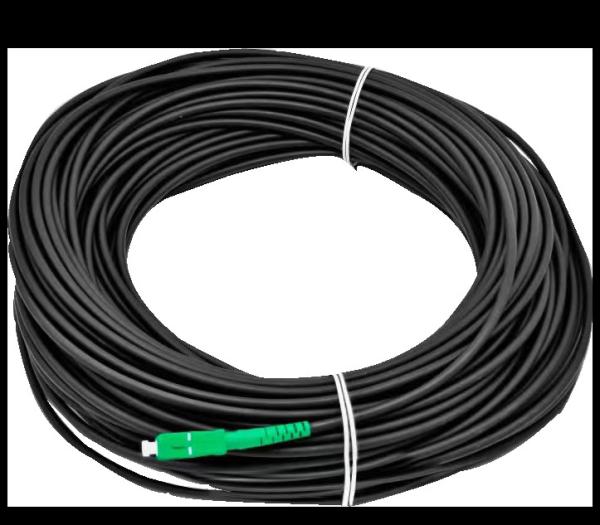 Outdoor Fiber Optic, fiber optic cables G657A2 aerial drop cable with pre