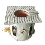 1800 Degree 350kw Lead Metal Smelting Furnace KGPS Aluminum Shell Furnace