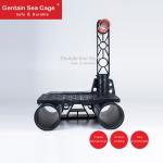 High Strength Floating Fish Cage Anti Wind Alkali Resistance Large cage capacity