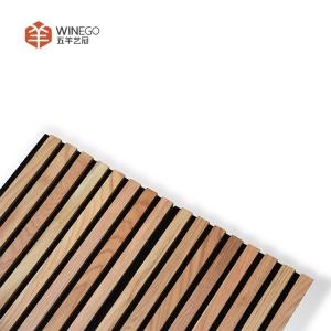 Quality Elegant Wood Slat Acoustic Panels for Modern Interiors and Noise Management wholesale