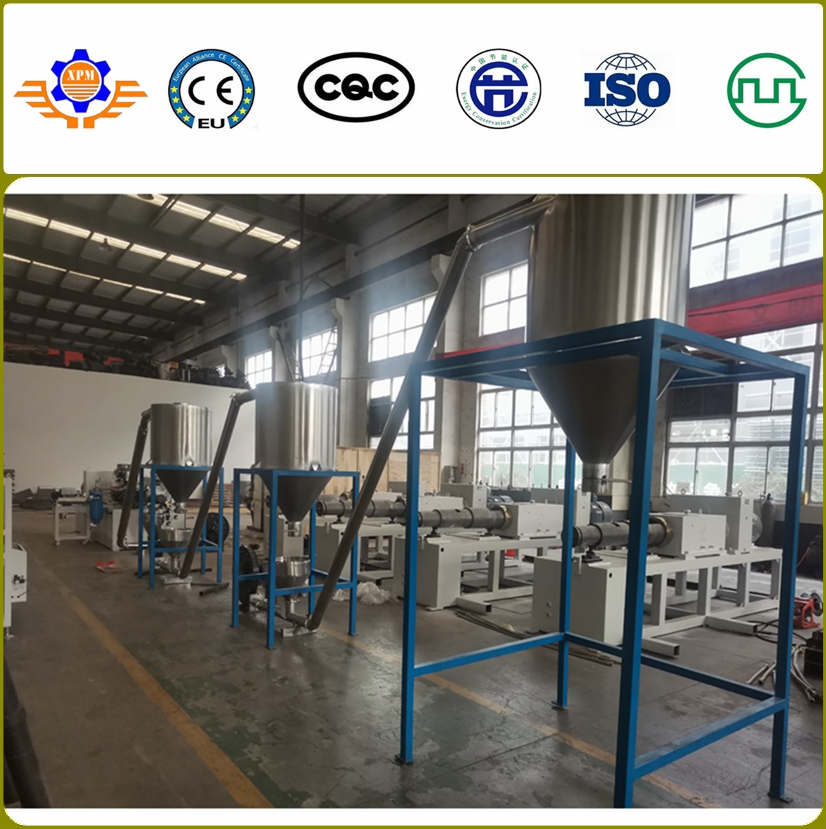 60 To 300Kg/H PVC Plastic Granules Machine Granules Extruder Machine