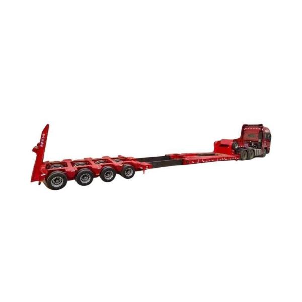 ABS Anti-lock Braking System 60 80 100 Tons Heavy Duty Gooseneck Lowbed Semi