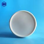 White Round Plastic Container Hygienic Reusable Environmentally Friendly