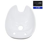 Ceramic Shampoo Hair Salon Chair Parts white Color 510X600×230mm