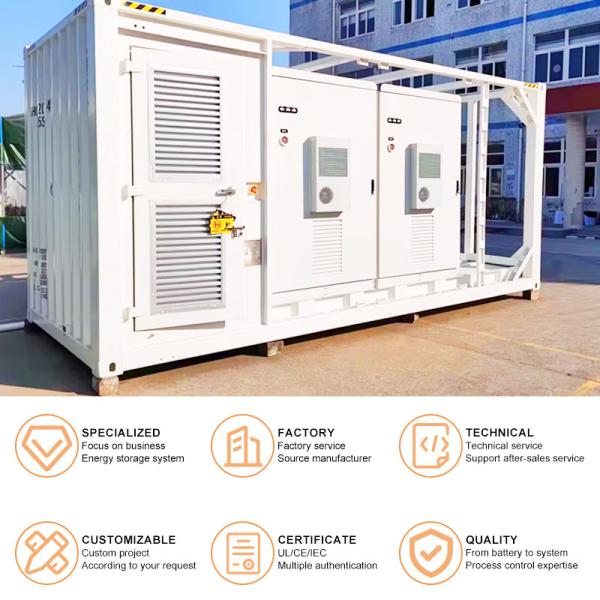 Commercial Industrial Bess Container Battery Energy Storage 300kwh - 10mwh