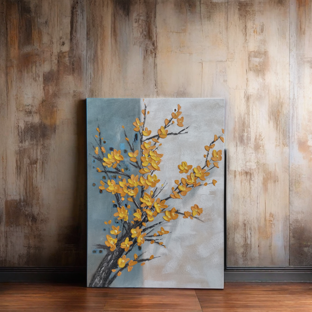 Modern Home Decor Oil Painting Landscape Abstract Textured Canvas Wall Hanging Artwork