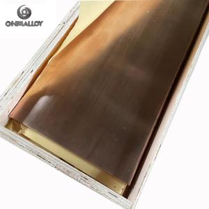 Quality C17200 C17500 C17510 Beryllium Copper Plate CuBe2 Square Plate / Sheet wholesale
