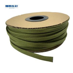 Quality 30mm Military Green Polyester Nylon Expandable Braided Sleeving wholesale