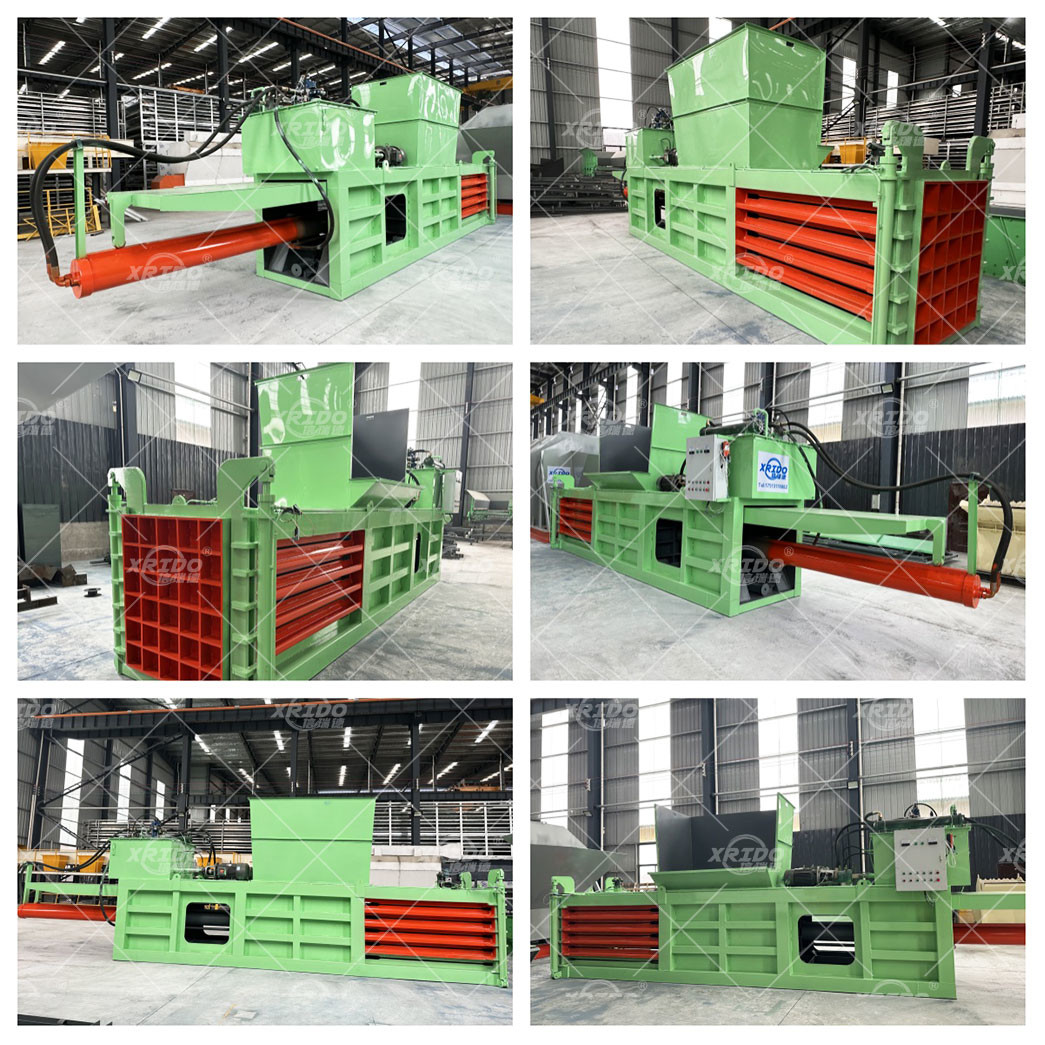 Textile Recycling Baler Textile Recycling Machine Industrial Waste Tires Cloth Leather Baler