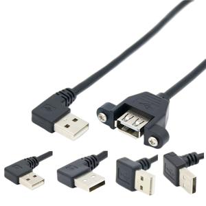 Quality OEM ODM Extension USB Charging Data Cable Male To Female With Screw Locked wholesale