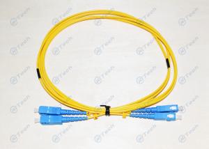 Quality 0.3dB Insertion Loss Armored Fiber Optic Patch Cable Duplex 3M Fiber Jumper wholesale