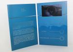 Electronic magnetic button lcd video mailer for education / graduations , A4 /